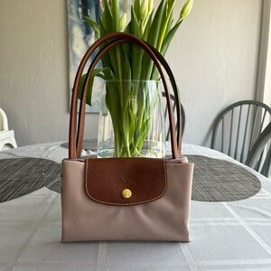 Longchamp Le Pilage tote (Medium) - Champagne